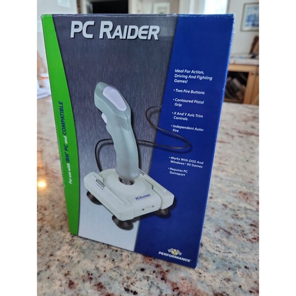 PC Raider Joystick For PC Retro Gaming Vintage Win95/DOS NEW In Box! - Picture 8 of 8